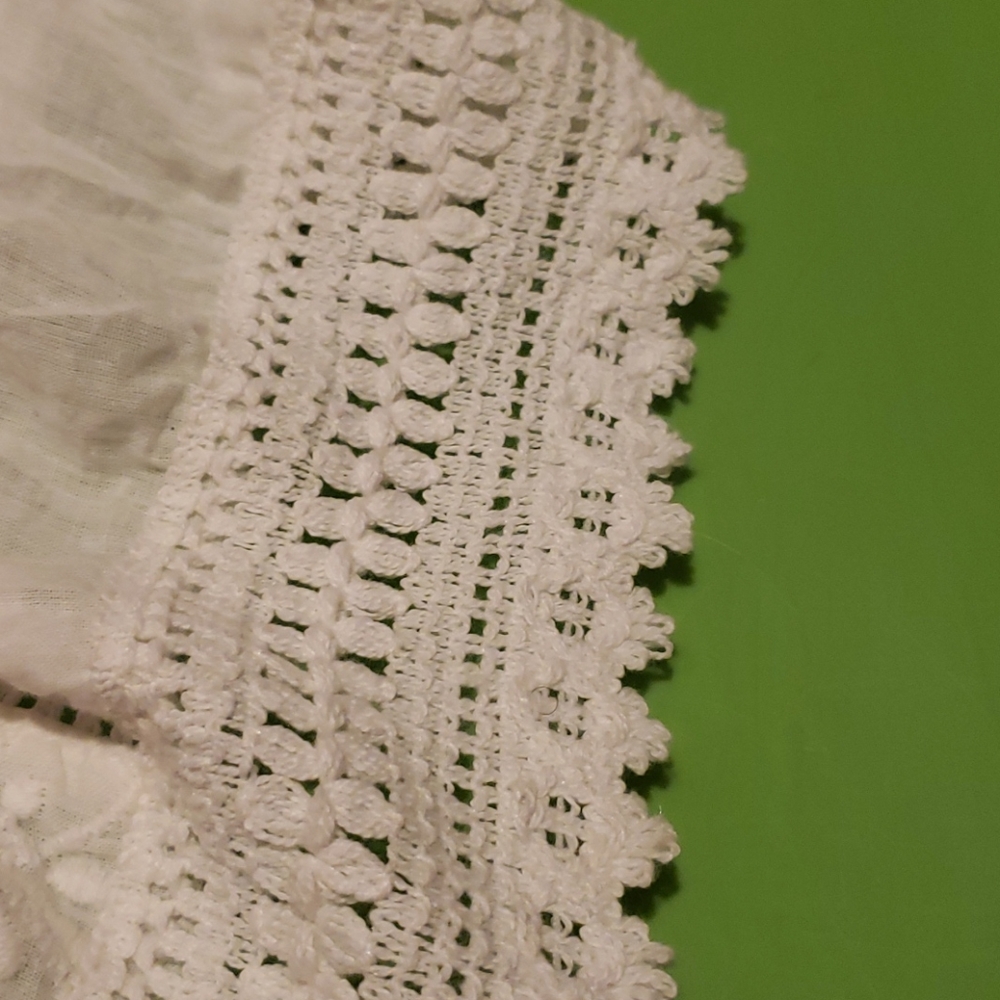 White cotton coverup/dress